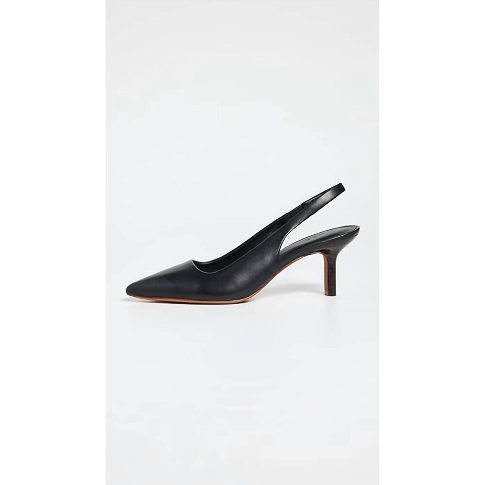 NEW VINCE women's patrice slingback pumps in black - Picture 4 of 5